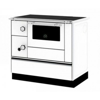 Vedspis med ugn Alfa Plam Alfa 90 H Favorit Vit Höger, 6,4 kW - Produktjämförelse