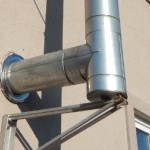 T-rör för skorstenen