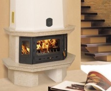 Vattenmantlad kamininsats