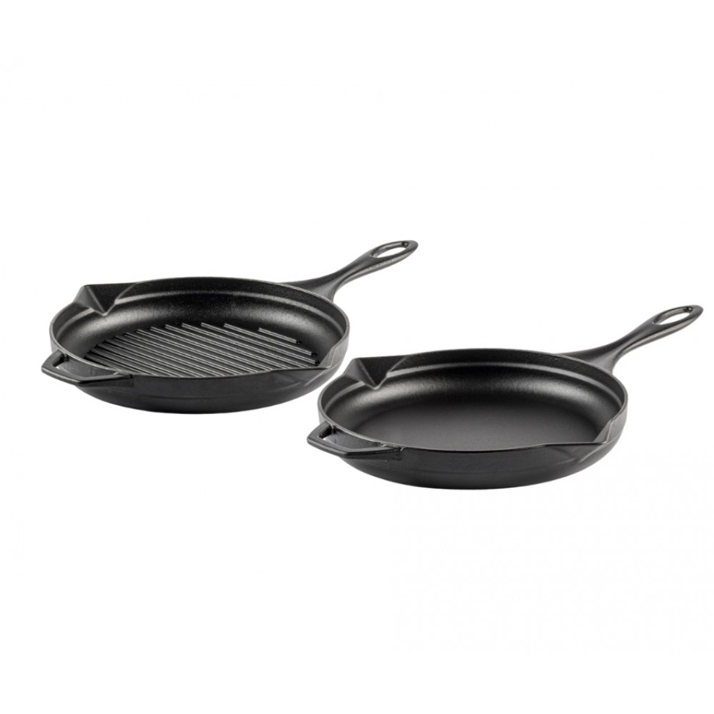 Gjutjärnsset i 2 delar Hosse, Black Onyx