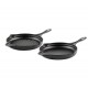Gjutjärnsset i 2 delar Hosse, Black Onyx