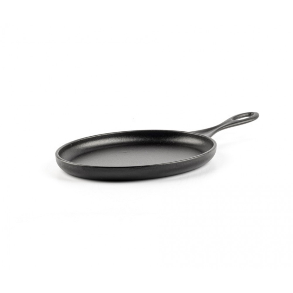 Gjutjärnspanna oval Hosse, 18x25cm