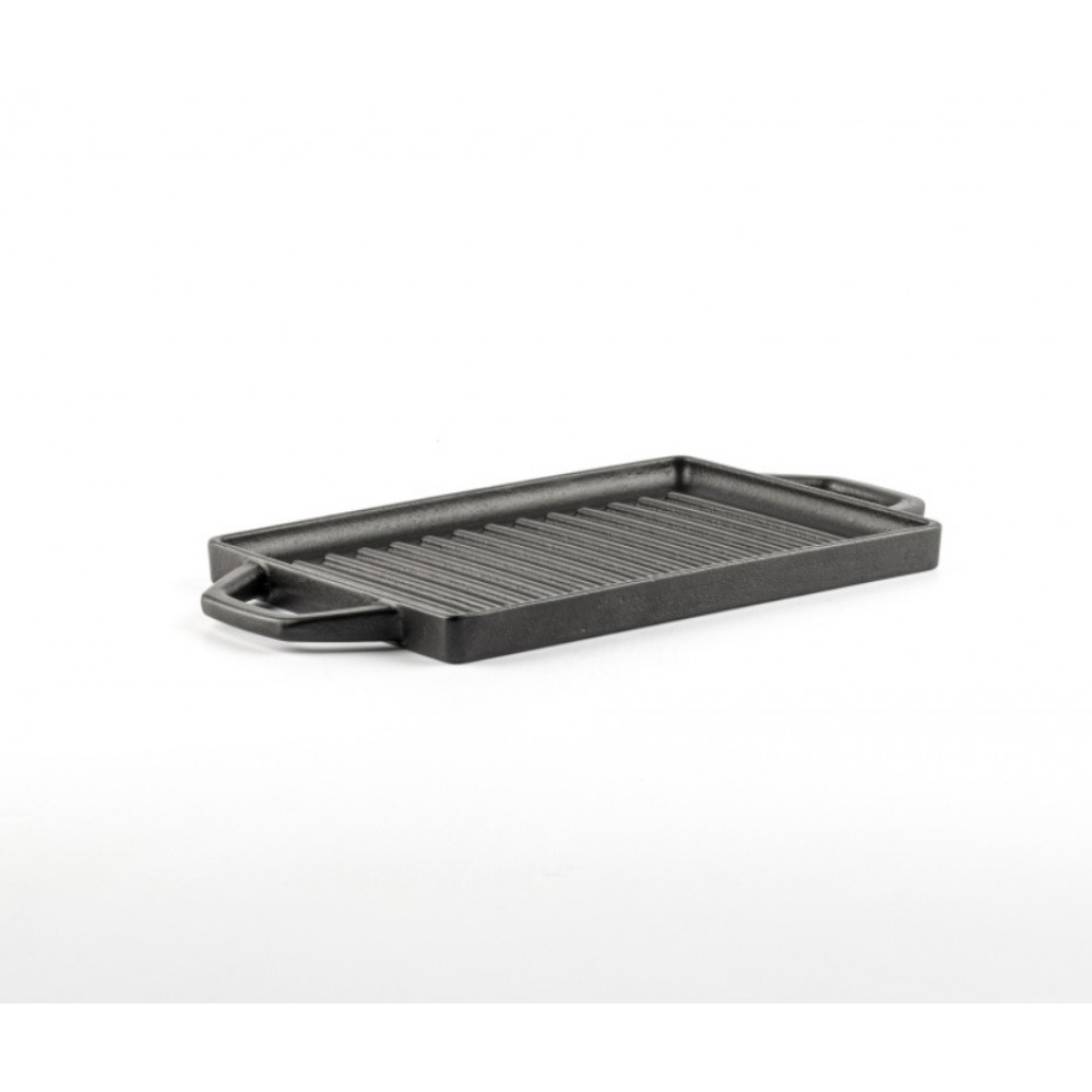 Mini gjutjärn grillplatta Hosse, 15.5x22.5cm