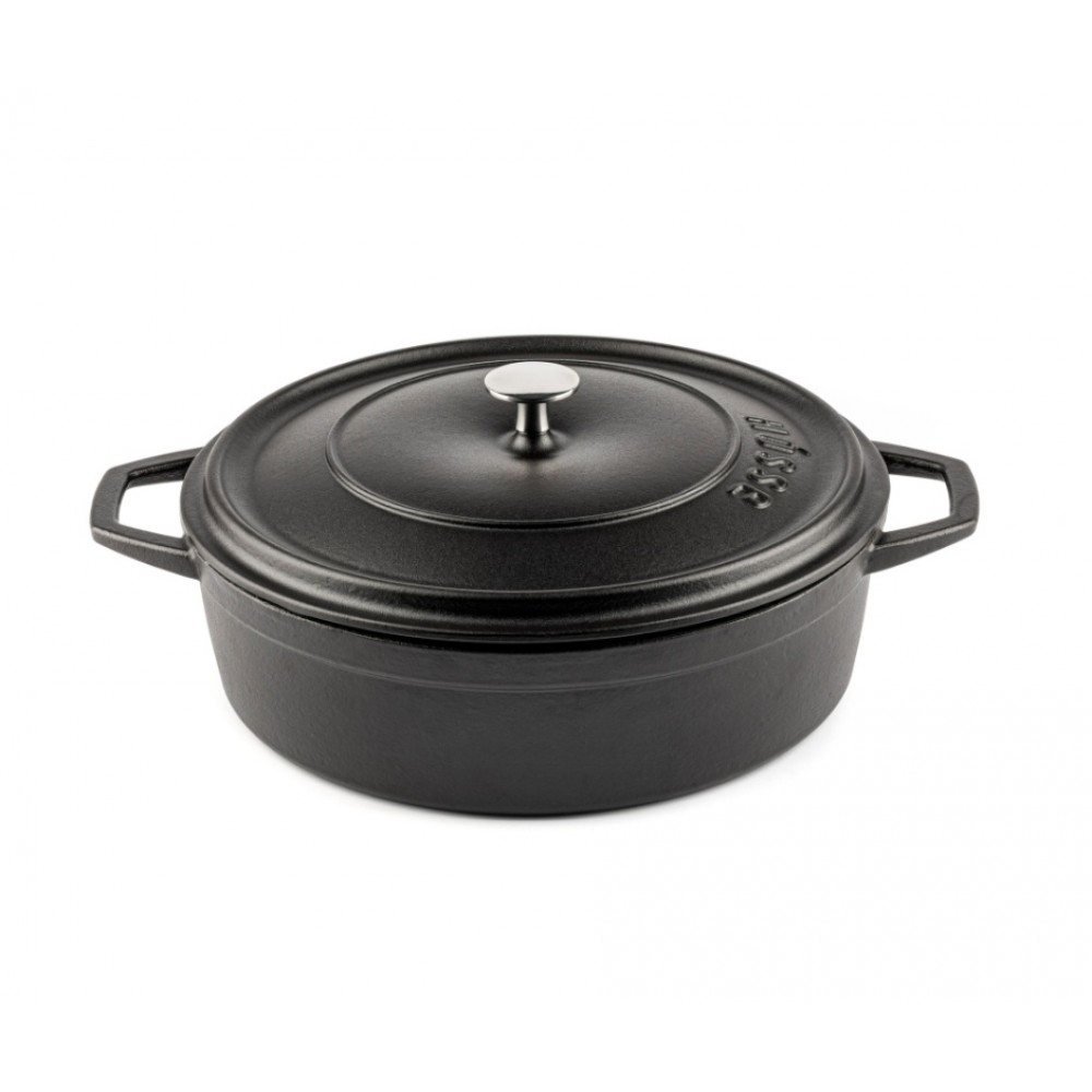 Grund gjutjärnsgryta Hosse, Black Onyx, Ф26