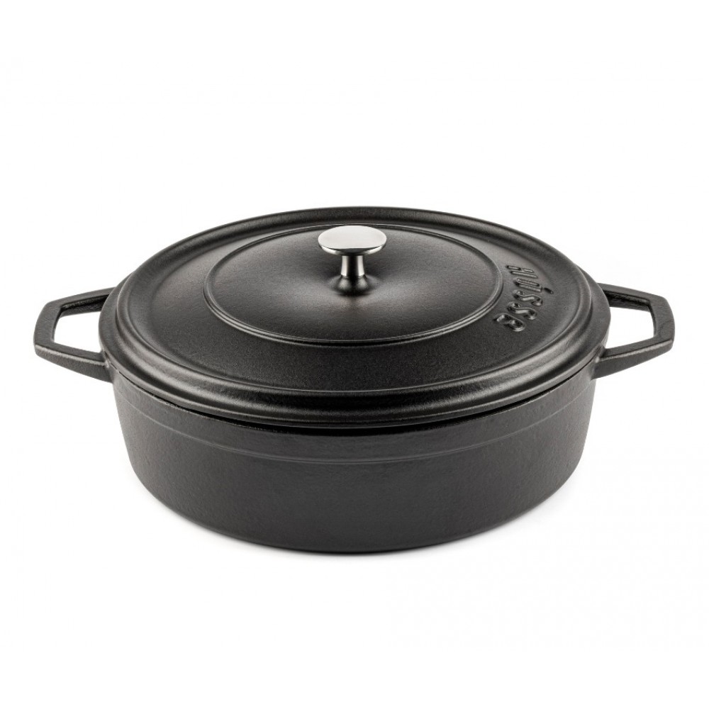 Grund gjutjärnsgryta Hosse, Black Onyx, Ф28