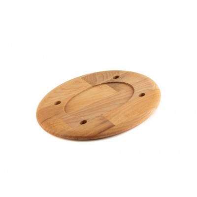 Träunderlägg för oval ugnsform Hosse HSOISK1728, 17x28cm - Produktjämförelse