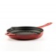 Emaljerad gjutjärnspanna grill Hosse, Rubin, Ф24cm