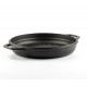 Emaljerad gjutjärnspanna grill Hosse, Black Onyx, Ф22cm | Platt gjutjärnspanna | Gjutjärnspanna |
