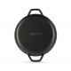 Emaljerad gjutjärnspanna grill Hosse, Black Onyx, Ф22cm | Platt gjutjärnspanna | Gjutjärnspanna |