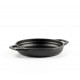 Emaljerad Gjutjärnspanna med två handtag Hosse, Black Onyx, Ф16cm