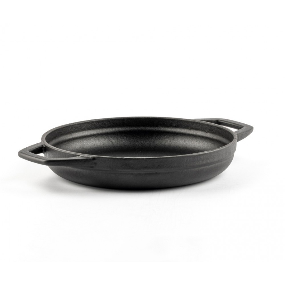 Emaljerad Gjutjärnspanna med två handtag Hosse, Black Onyx, Ф19cm