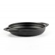 Emaljerad Gjutjärnspanna med två handtag Hosse, Black Onyx, Ф19cm