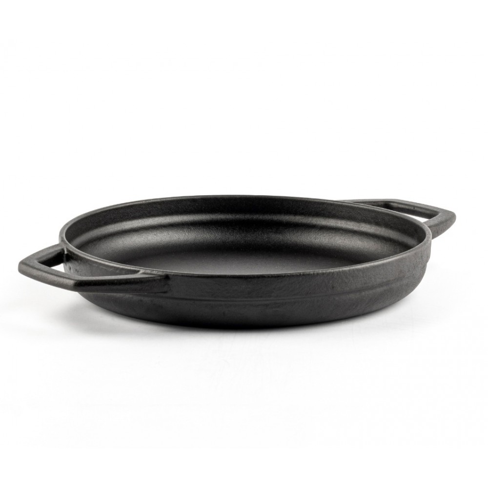 Emaljerad Gjutjärnspanna med två handtag Hosse, Black Onyx, Ф22cm