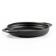 Emaljerad Gjutjärnspanna med två handtag Hosse, Black Onyx, Ф22cm