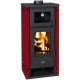 Braskamin med ugn Prity K2 GT F Red, 8.1 kW | Vedspisar / Vedspisar med ugn |  |