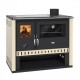 Vedspis med ugn Prity GT, med glaskeramikhäll, 15 kW | Vedspisar / Vedspisar med ugn |  |