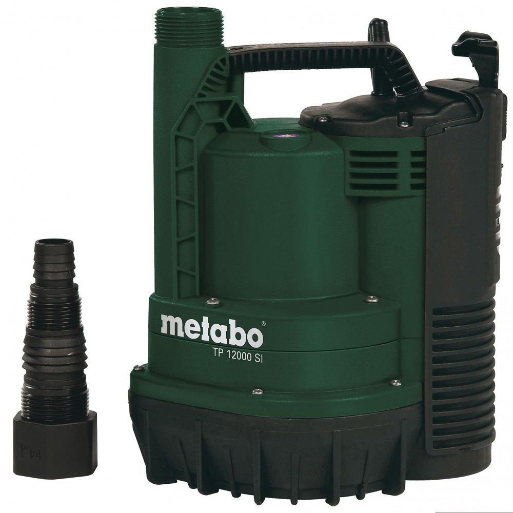 Dränkbar pump för rent vatten Metabo TP 12000 SI, effekt 600 W, flöde 11 700 l/h, lyfthöjd 9 m | Dränkbar pump | Vattenpump |