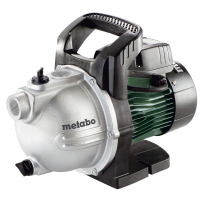 Trädgårdspump för rent vatten Metabo P 2000 G, 1″, effekt 450 W, flöde 2000 l/h, lyfthöjd 30 m - Vattenpump