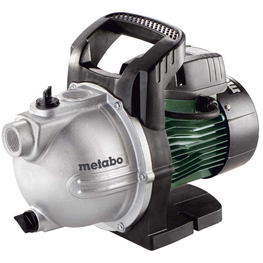 Enfas vattenpump till trädgård för rent vatten Metabo P 4000 G, effekt 1100 W, flöde 4000 l/h, lyfthöjd 46 m | Elvattenpump | Vattenpump |