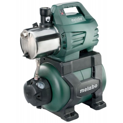 Enfas hydroforpump METABO HWW 6000/25 INOX, effekt 1300 W, flöde 6000 l/h, lyfthöjd 55 m, tankvolym 24 l - Hydroforpumpar