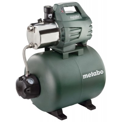 Enfas hydroforpump METABO HWW 6000/50 INOX, effekt 1300 W, flöde 6000 l/h, lyfthöjd 55 m, tankvolym 50 l - Hydroforpumpar