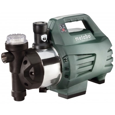 Hydrofor med elektronisk tryckströmbrytare METABO HWAI 4500 INOX, effekt 1300 W, tryck 4,8 bar - Hydroforpumpar