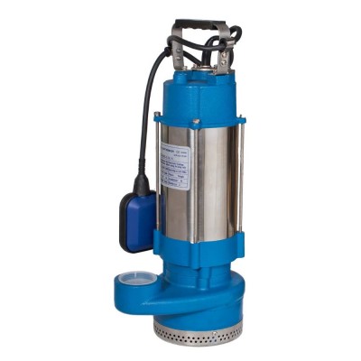 Dräneringspump Electromash QDX 6 – effekt 1,1 kW, flöde 15 300 l/h, lyfthöjd 30 m, enfas, med extern flottör och hölje i rostfritt stål - Dräneringspump