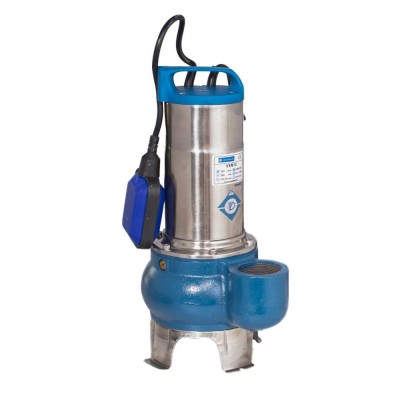Dräneringspump Electromash VXM 12 – 2″, effekt 0,75 kW, flöde 21 000 l/h, lyfthöjd 11,4 m, utlopp 2″, med extern flottör och hölje i rostfritt stål - Dräneringspump