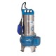 Dräneringspump Electromash VXM 12 – 2″, effekt 0,75 kW, flöde 21 000 l/h, lyfthöjd 11,4 m, utlopp 2″, med extern flottör och hölje i rostfritt stål