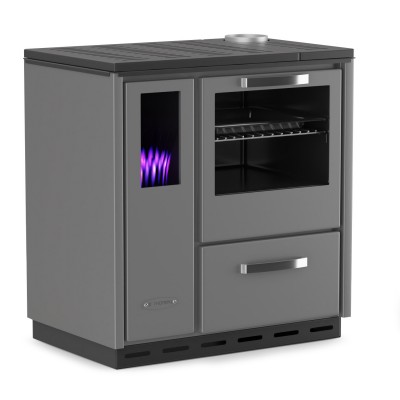 Oljekamin med spis Balkan Energy MASINA, 10kW - Oljekaminer