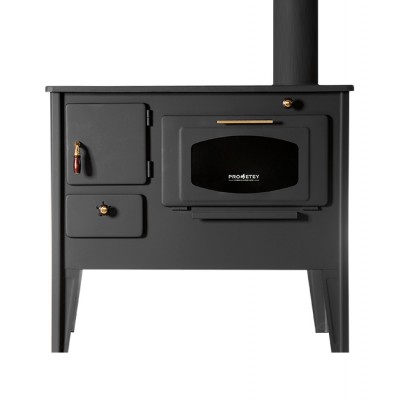 Vedspis med ugn Prometey NAR Type A, 7kW - Braskaminer