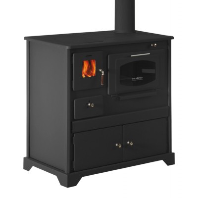 Vedspis med ugn Prometey Perfect, 7kW - Braskaminer