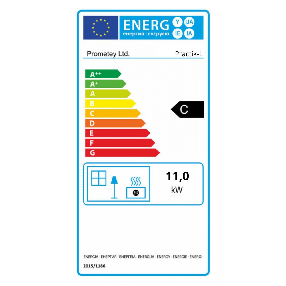 Vedspis med ugn Prometey Practik-L, 11kW | Vedspisar / Vedspisar med ugn |  |