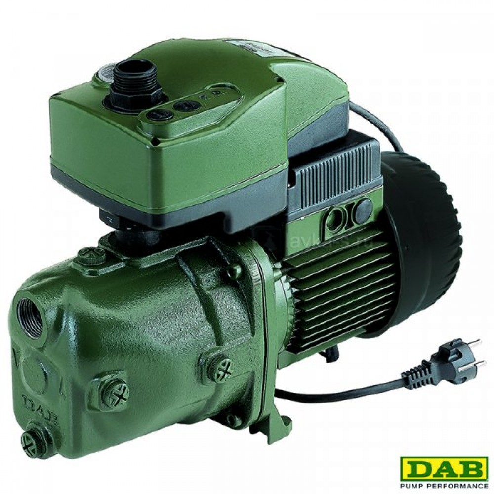 Hydrofor med elektronisk tryckströmbrytare DAB ACTIVE J 82 M, lyfthöjd 47 m, flöde 3,6 m³/h, effekt 850 W | Hydroforpumpar | Vattenpump |