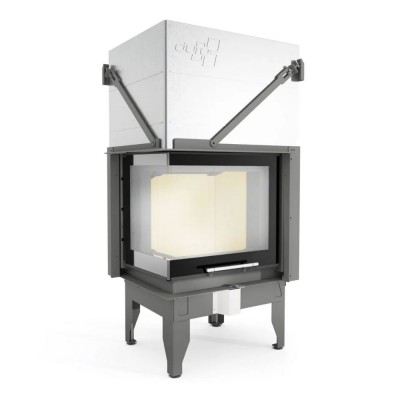 Insatskamin UNIFLAM 660 DURO med kanaler och uteluftsanslutning, vänster sida, 10,25 kW - Produktjämförelse