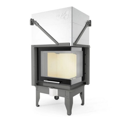 Insatskamin UNIFLAM 660 DURO med kanaler och uteluftsanslutning, höger sida, 10,25 kW - Produktjämförelse