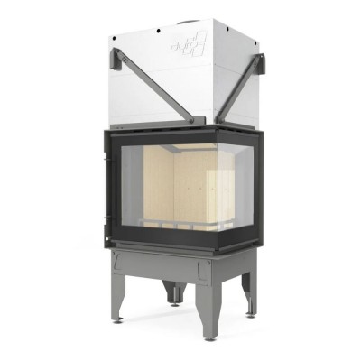 Insatskamin UNIFLAM 660 DURO med kanaler och uteluftsanslutning, höger sida, 10 kW - Produktjämförelse