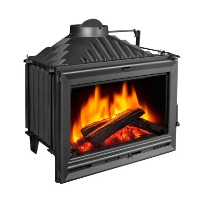Insatskamin UNIFLAM 700 OPTION ECO med spjäll och lufttillförsel, 10 kW - Produktjämförelse