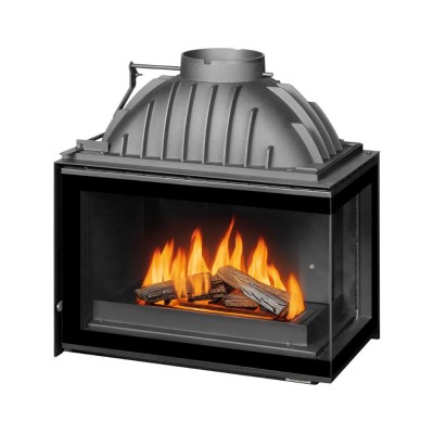 Insatskamin UNIFLAM 700 PLUS ECO med spjäll och lufttillförsel, höger sida, 9 kW - Produktjämförelse