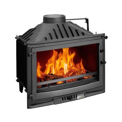 Insatskamin UNIFLAM 700 SELENIC ECO med spjäll och uteluftsanslutning, 10 kW - Produktjämförelse