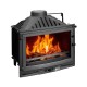 Insatskamin UNIFLAM 700 SELENIC ECO med spjäll, 10 kW | Gjutjärnskaminer | Braskaminer |