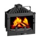 Insatskamin UNIFLAM 700 STANDARD ECO med spjäll och lufttillförsel, 10 kW | Gjutjärnskaminer | Braskaminer |