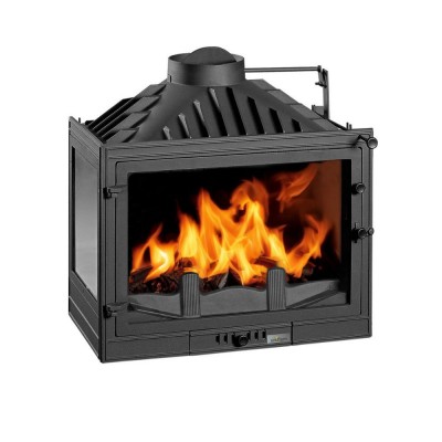 Insatskamin UNIFLAM 700 STANDARD med spjäll, vänster sida, 14 kW - Produktjämförelse