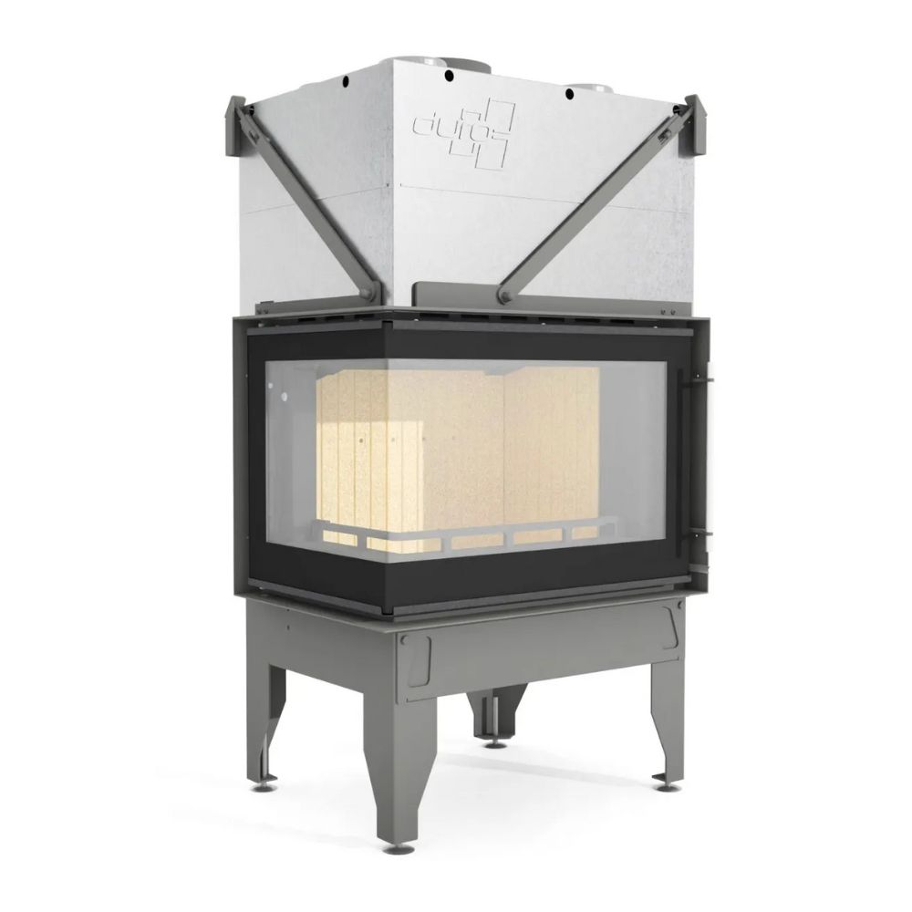 Insatskamin UNIFLAM 760 DURO med kanaler och uteluftsanslutning, vänster sida, 10,8 kW | Braskaminer |  |
