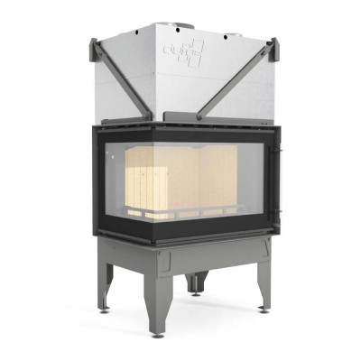 Insatskamin UNIFLAM 760 DURO med kanaler och uteluftsanslutning, vänster sida, 10,8 kW - Produktjämförelse