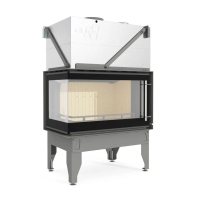 Insatskamin UNIFLAM 860 DURO med kanaler och uteluftsanslutning, vänster sida, 14,1 kW - Produktjämförelse