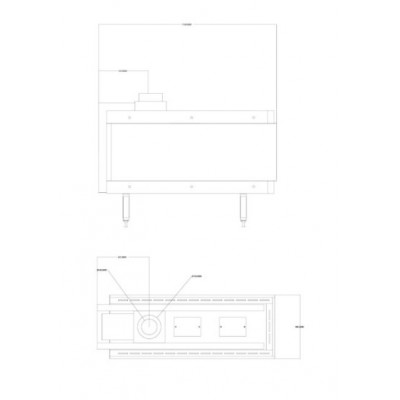 Gaskamin Balkan Energy GAS 3SIDE 100, 8.2kW - 10.2kW - Gaskaminer