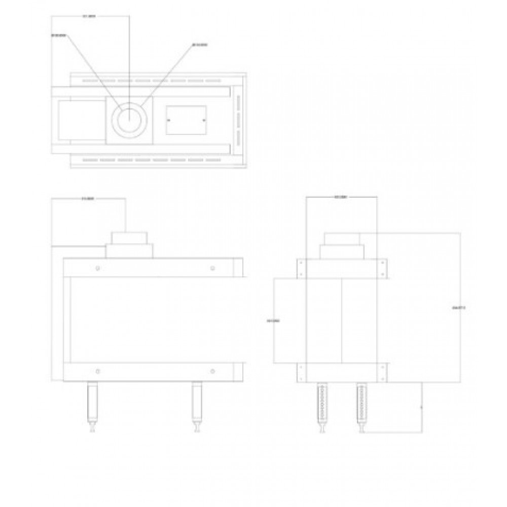 Gaskamin Balkan Energy GAS 3SIDE 70, 5.8kW - 7.8kW | Gaskaminer | Kaminer |