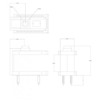 Gaskamin Balkan Energy GAS 3SIDE 70, 5.8kW - 7.8kW - Gaskaminer