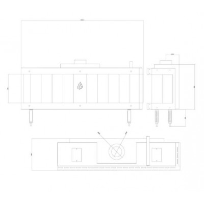 Gaskamin Balkan Energy GAS CORNER 150, 13kW - Gaskaminer